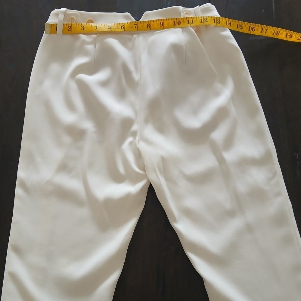 BCBGMAXAZRIA White Women's Capri Dress Pants Trousers Size:0 - Picture 9 of 13